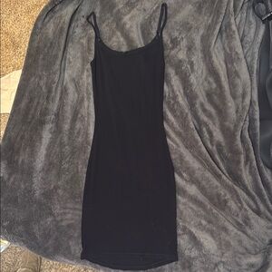 SKIMS Black Textured Dress